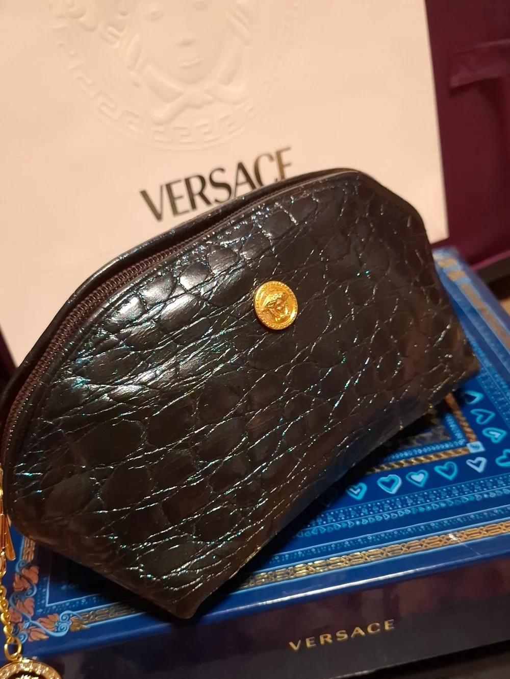 Gianni Versace Couture Cosmetic Bag